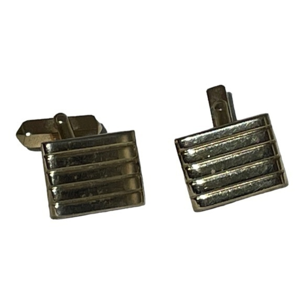 SWANK Vintage Gold Tone Square Cufflinks